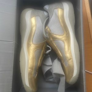 Prada sneakers Gold